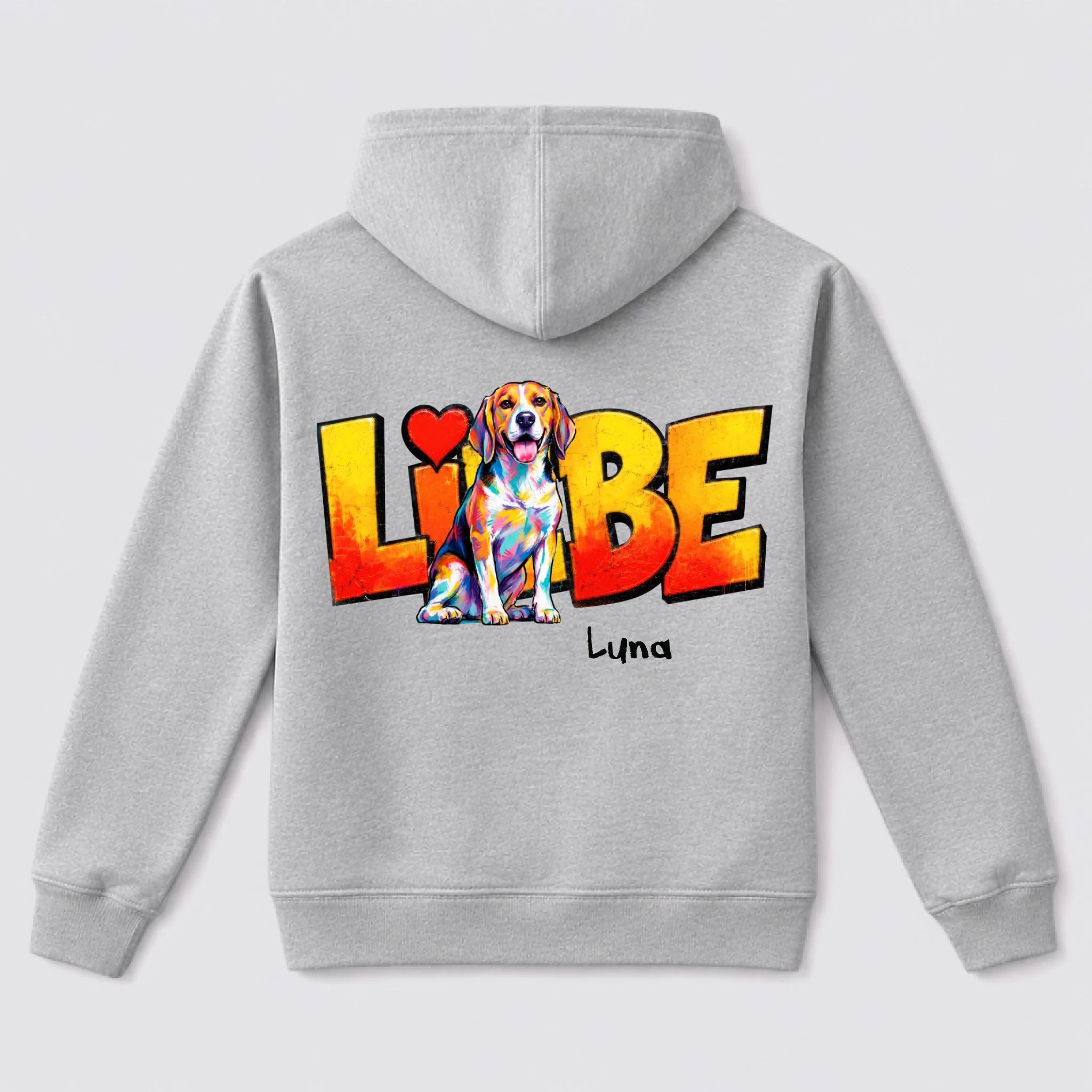Back hoodie Sport Grey